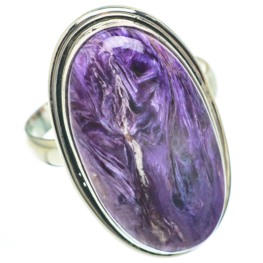 Charoite Rings handcrafted by Ana Silver Co - RING60727