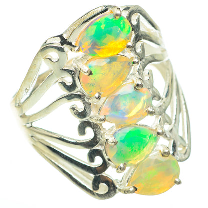 Ethiopian Opal Rings handcrafted by Ana Silver Co - RING60734