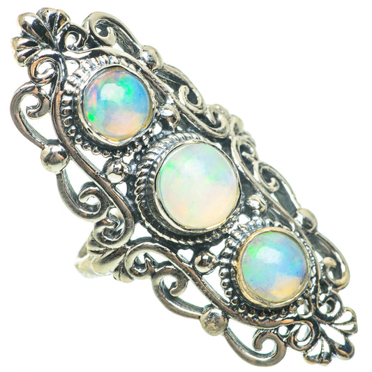 Ethiopian Opal Rings handcrafted by Ana Silver Co - RING60735