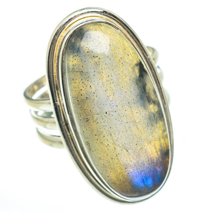 Labradorite Rings handcrafted by Ana Silver Co - RING60744