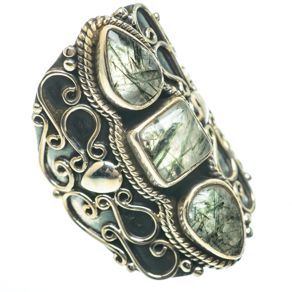 Tourmalinated Quartz Rings handcrafted by Ana Silver Co - RING60752