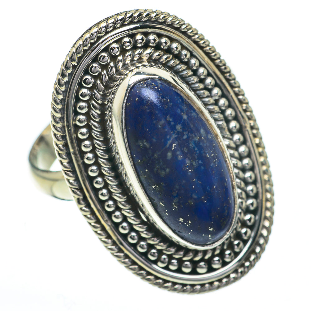 Lapis Lazuli Rings handcrafted by Ana Silver Co - RING60756