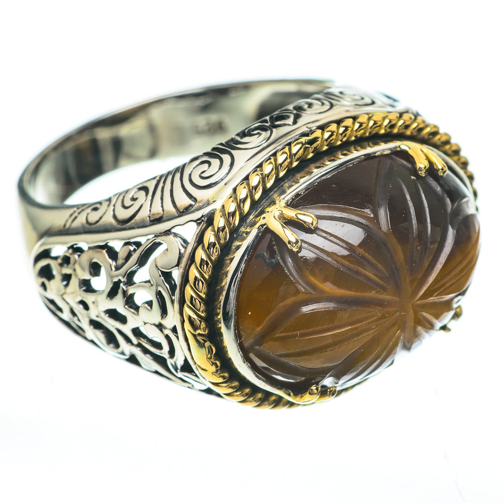 Tiger Eye Rings handcrafted by Ana Silver Co - RING60761