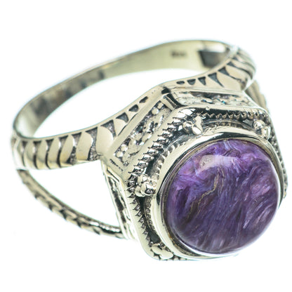 Charoite Rings handcrafted by Ana Silver Co - RING60768