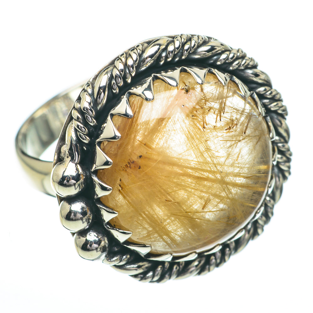 Rutilated Quartz Rings handcrafted by Ana Silver Co - RING60773