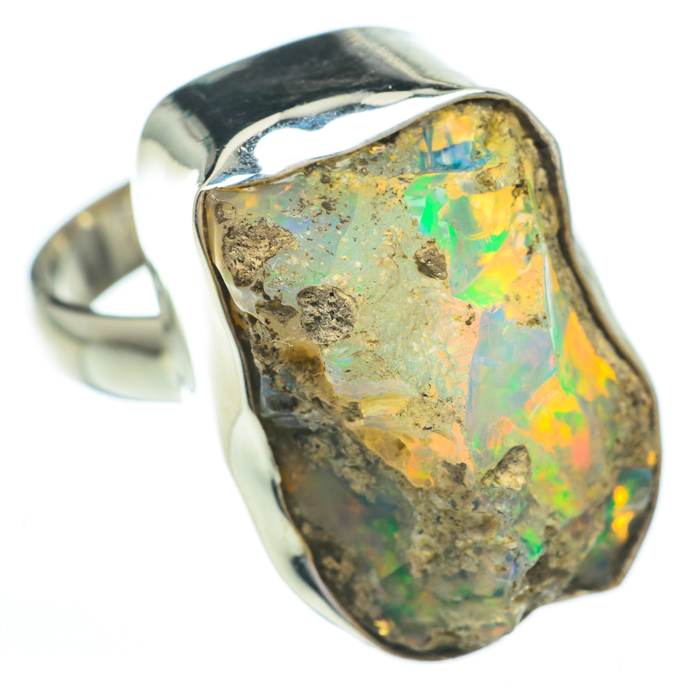 Ethiopian Opal Rings handcrafted by Ana Silver Co - RING60780