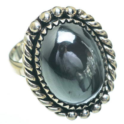 Hematite Rings handcrafted by Ana Silver Co - RING60782