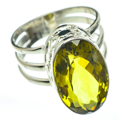 Lemon Quartz Rings handcrafted by Ana Silver Co - RING60784