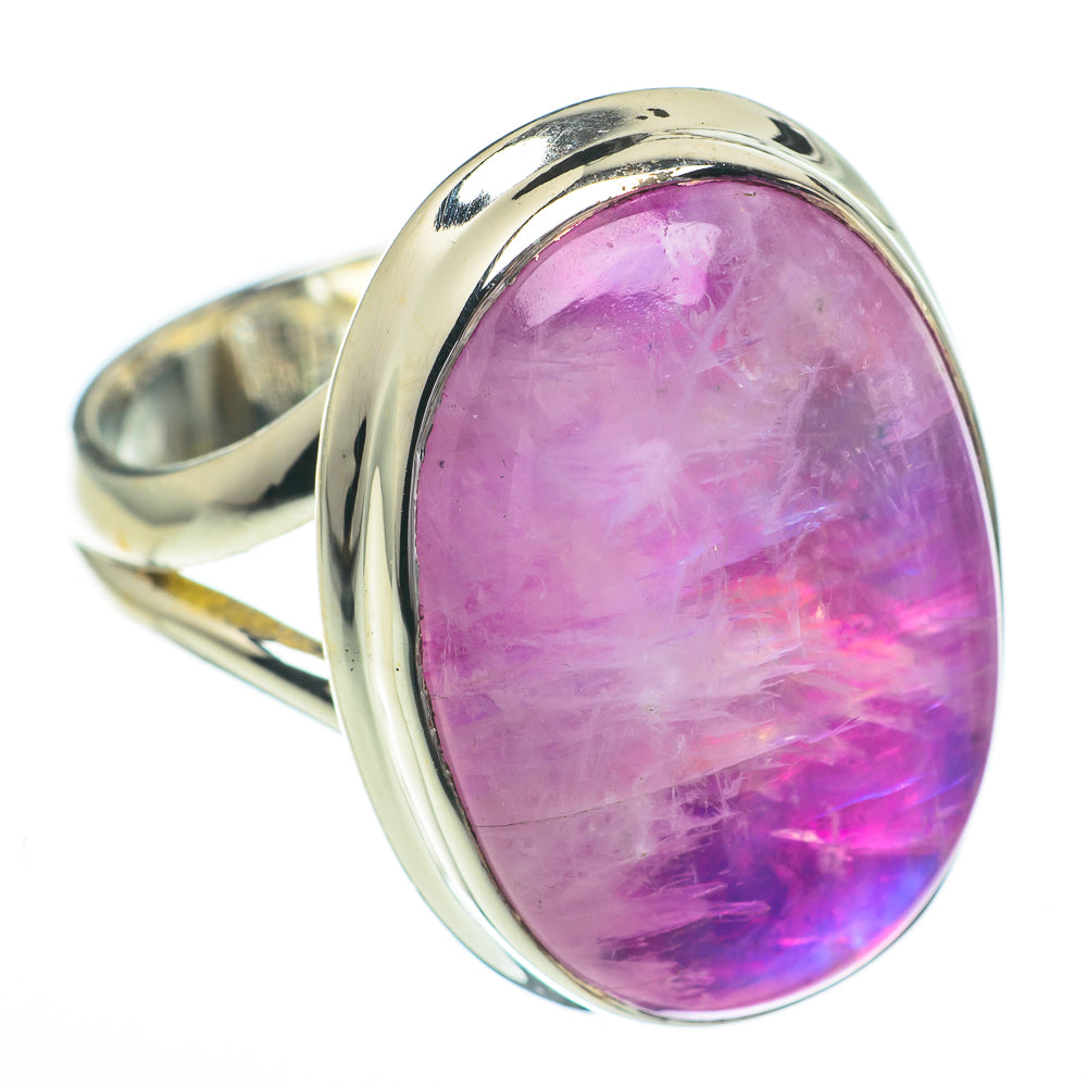 Pink Moonstone Rings handcrafted by Ana Silver Co - RING60797