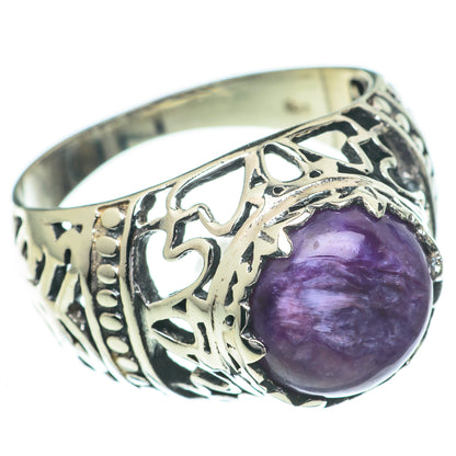 Charoite Rings handcrafted by Ana Silver Co - RING60803