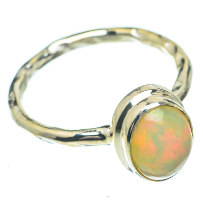 Ethiopian Opal Rings handcrafted by Ana Silver Co - RING60812