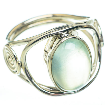 Aqua Chalcedony Rings handcrafted by Ana Silver Co - RING60821