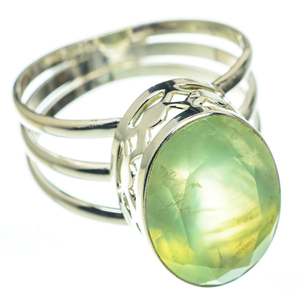 Prehnite Rings handcrafted by Ana Silver Co - RING60823
