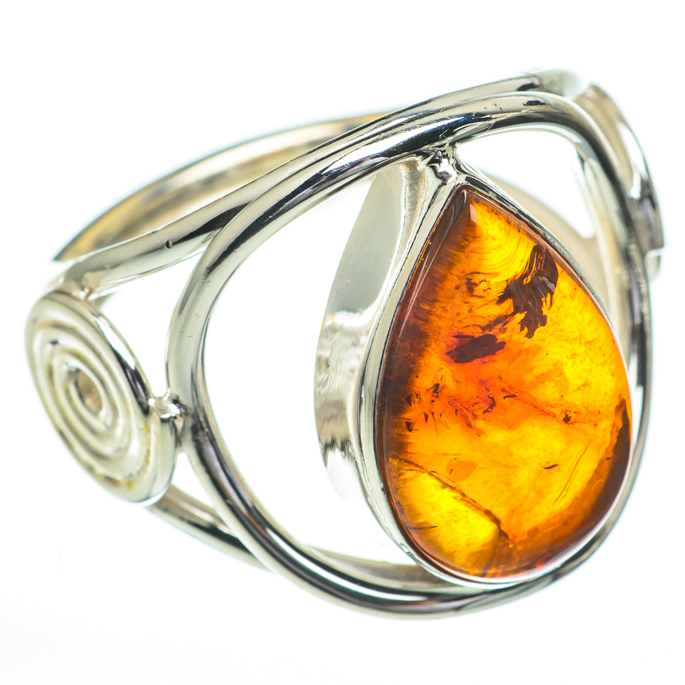 Baltic Amber Rings handcrafted by Ana Silver Co - RING60826