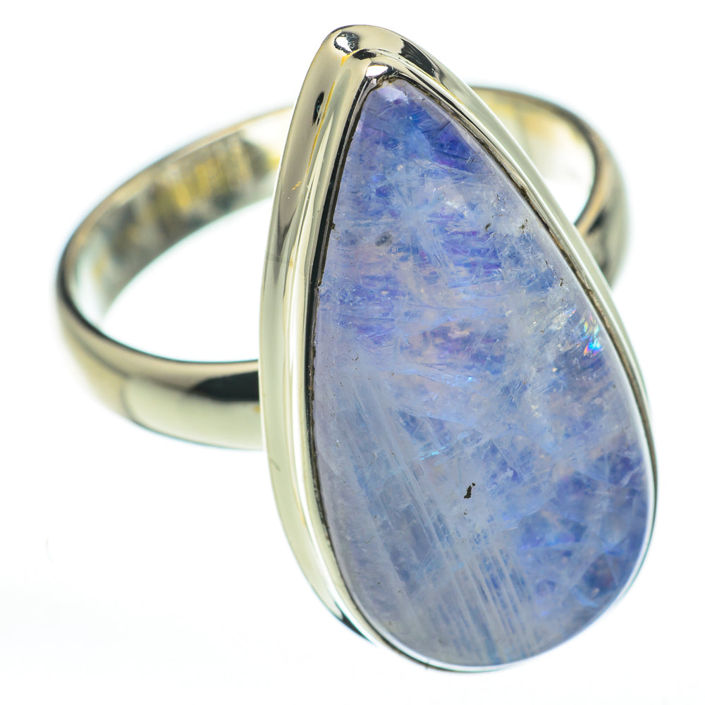 Rainbow Moonstone Rings handcrafted by Ana Silver Co - RING60835