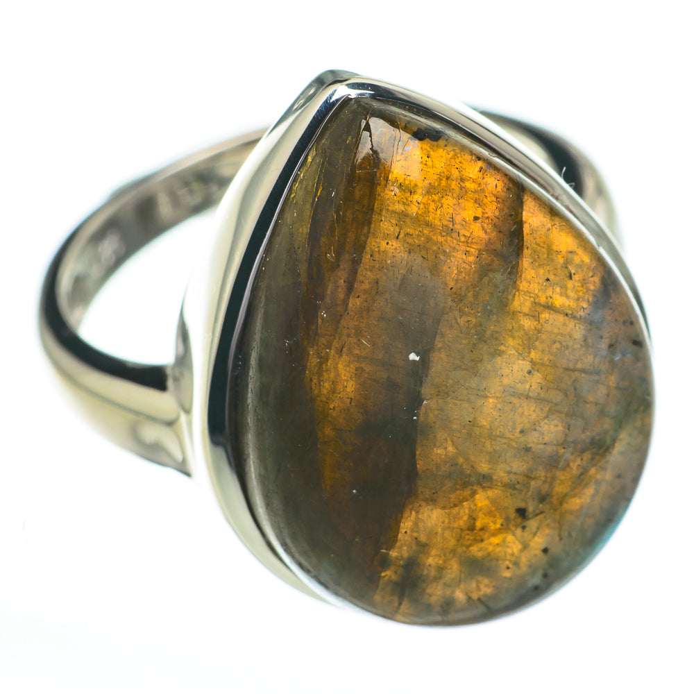 Labradorite Rings handcrafted by Ana Silver Co - RING60838