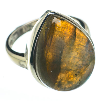 Labradorite Rings handcrafted by Ana Silver Co - RING60838