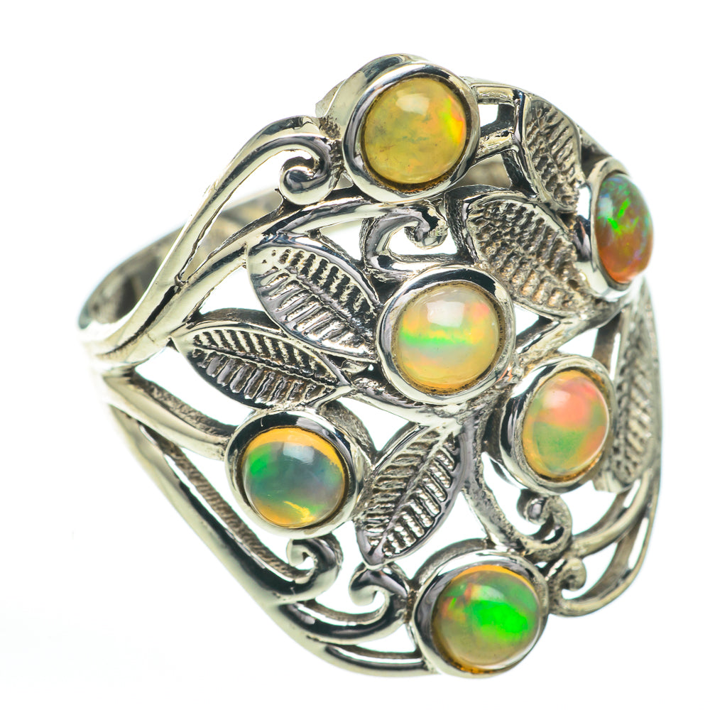 Ethiopian Opal Rings handcrafted by Ana Silver Co - RING60840