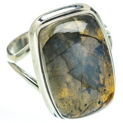 Labradorite Rings handcrafted by Ana Silver Co - RING60843