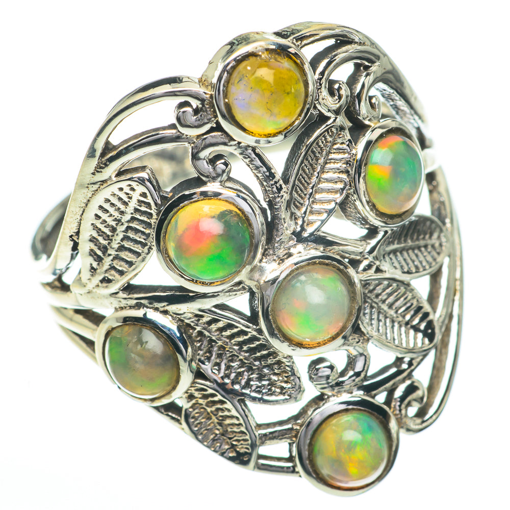 Ethiopian Opal Rings handcrafted by Ana Silver Co - RING60879