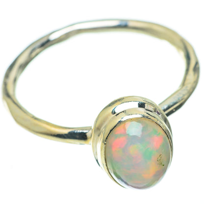 Ethiopian Opal Rings handcrafted by Ana Silver Co - RING60880