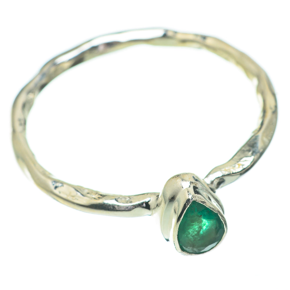 Zambian Emerald Rings handcrafted by Ana Silver Co - RING60902