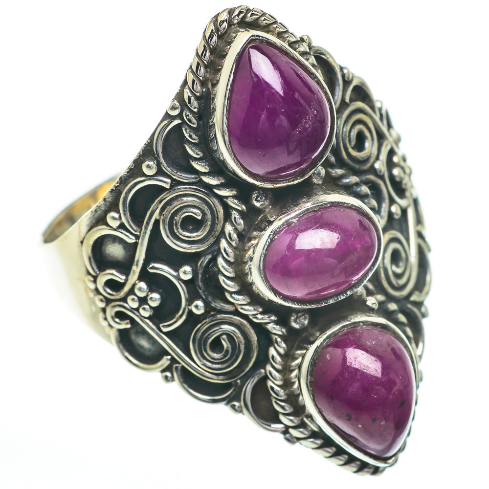 Pink Tourmaline Rings handcrafted by Ana Silver Co - RING60906