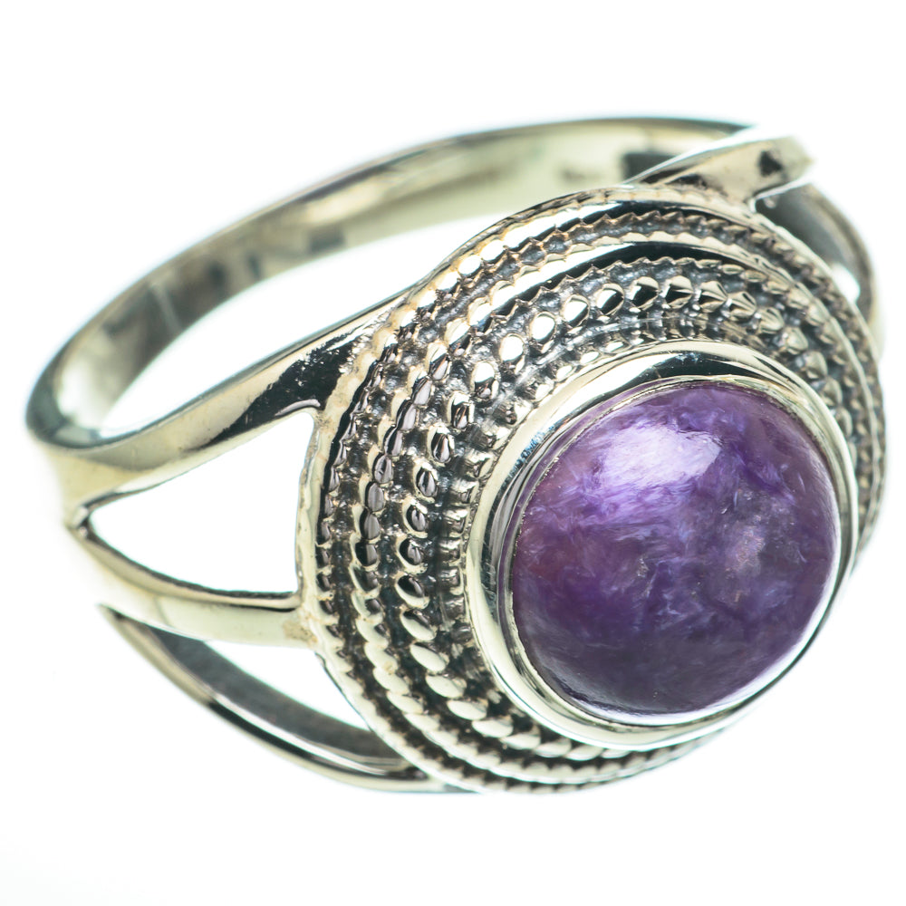 Charoite Rings handcrafted by Ana Silver Co - RING60909