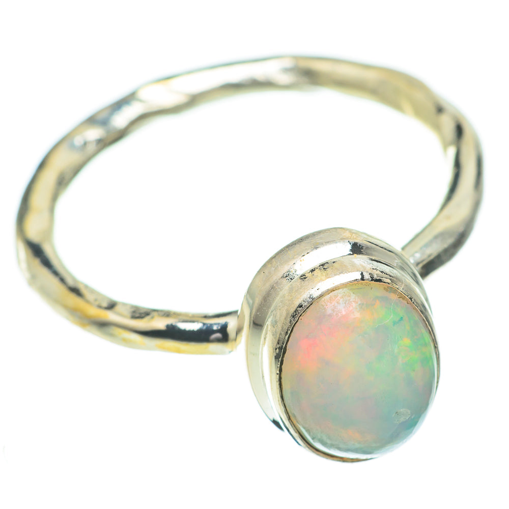 Ethiopian Opal Rings handcrafted by Ana Silver Co - RING60911