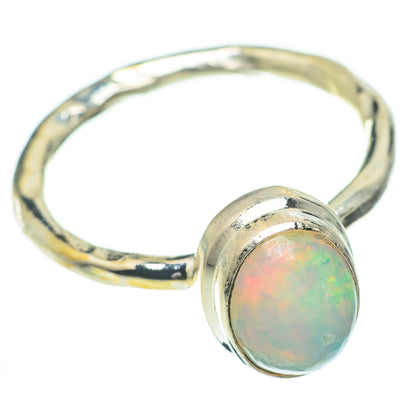 Ethiopian Opal Rings handcrafted by Ana Silver Co - RING60911