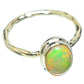 Ethiopian Opal Rings handcrafted by Ana Silver Co - RING60913