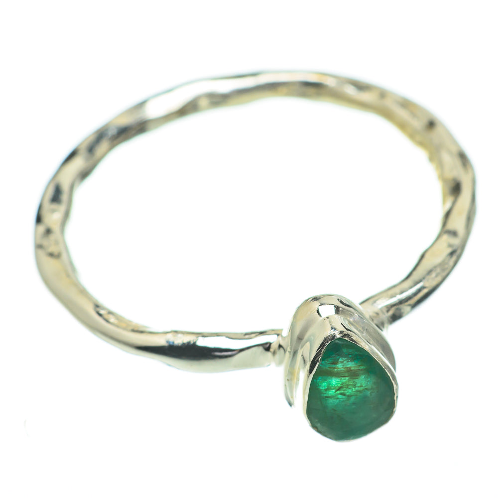 Zambian Emerald Rings handcrafted by Ana Silver Co - RING60918