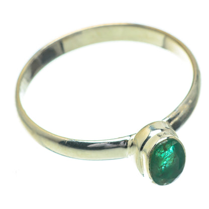 Zambian Emerald Rings handcrafted by Ana Silver Co - RING60920