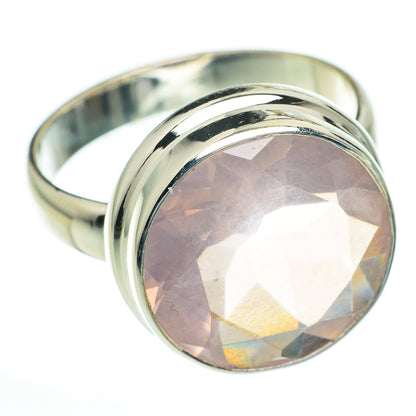 Rose Quartz Rings handcrafted by Ana Silver Co - RING60921