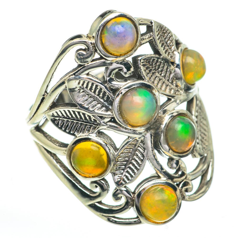 Ethiopian Opal Rings handcrafted by Ana Silver Co - RING60928