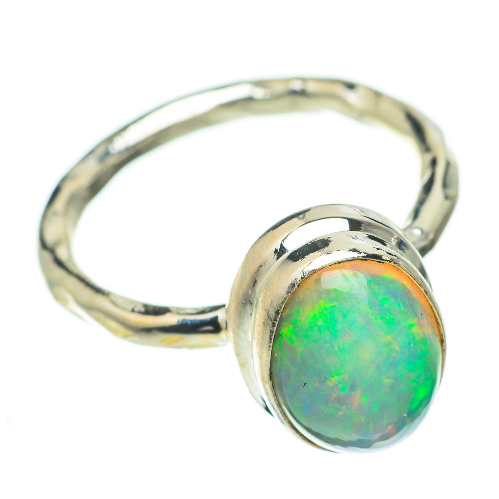 Ethiopian Opal Rings handcrafted by Ana Silver Co - RING60941