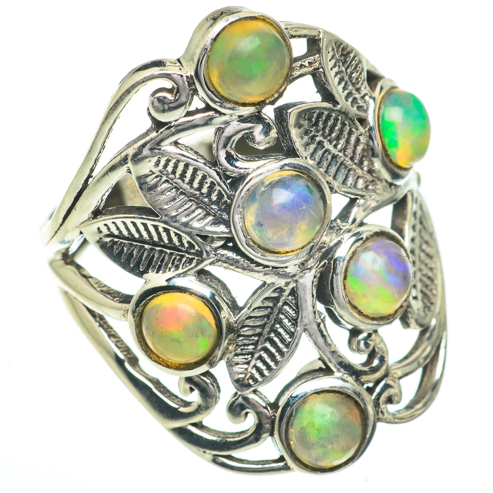 Ethiopian Opal Rings handcrafted by Ana Silver Co - RING60942