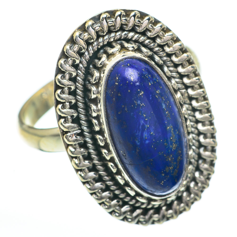 Lapis Lazuli Rings handcrafted by Ana Silver Co - RING60945