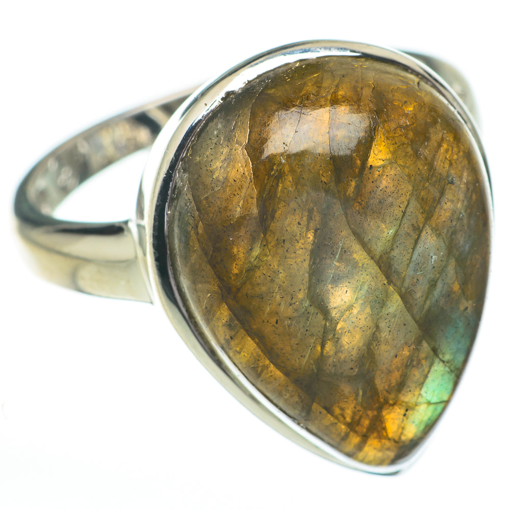 Labradorite Rings handcrafted by Ana Silver Co - RING60946