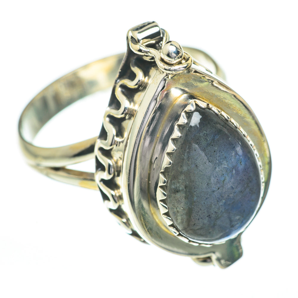 Labradorite Rings handcrafted by Ana Silver Co - RING60955