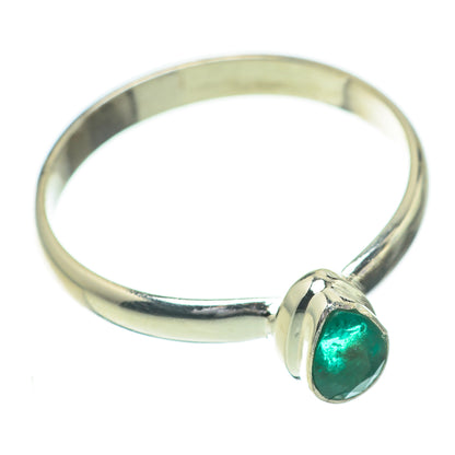 Zambian Emerald Rings handcrafted by Ana Silver Co - RING60962