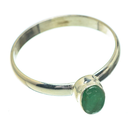 Zambian Emerald Rings handcrafted by Ana Silver Co - RING60963