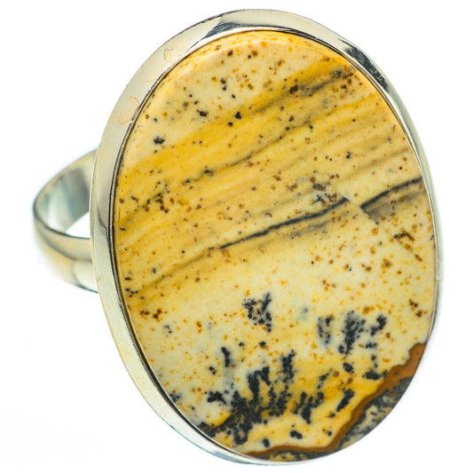 Picture Jasper Rings handcrafted by Ana Silver Co - RING60966