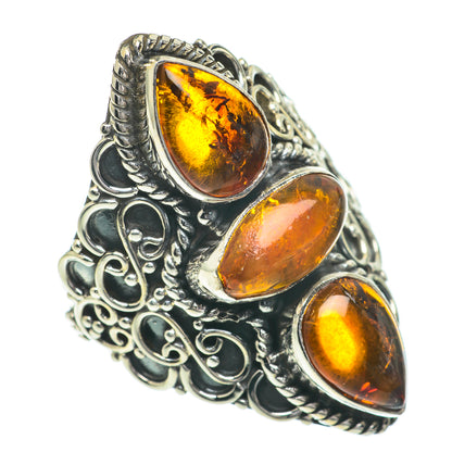 Baltic Amber Rings handcrafted by Ana Silver Co - RING60968