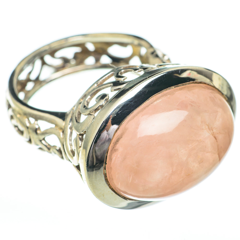 Rose Quartz Rings handcrafted by Ana Silver Co - RING60970