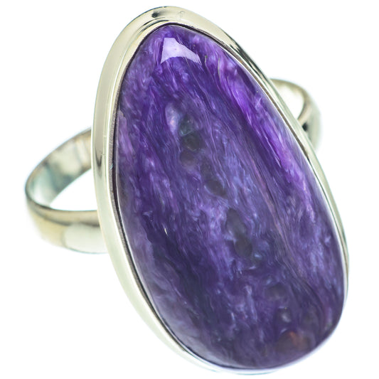 Charoite Rings handcrafted by Ana Silver Co - RING60974