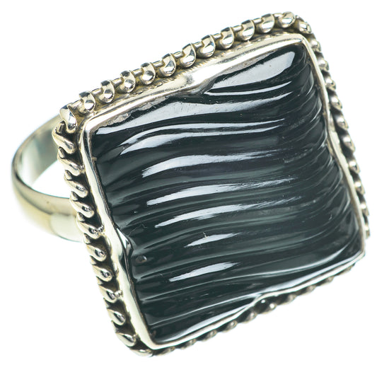 Black Onyx Rings handcrafted by Ana Silver Co - RING60976