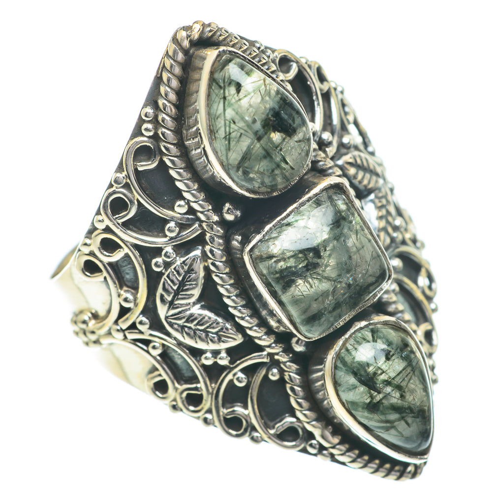 Seraphinite Rings handcrafted by Ana Silver Co - RING60978