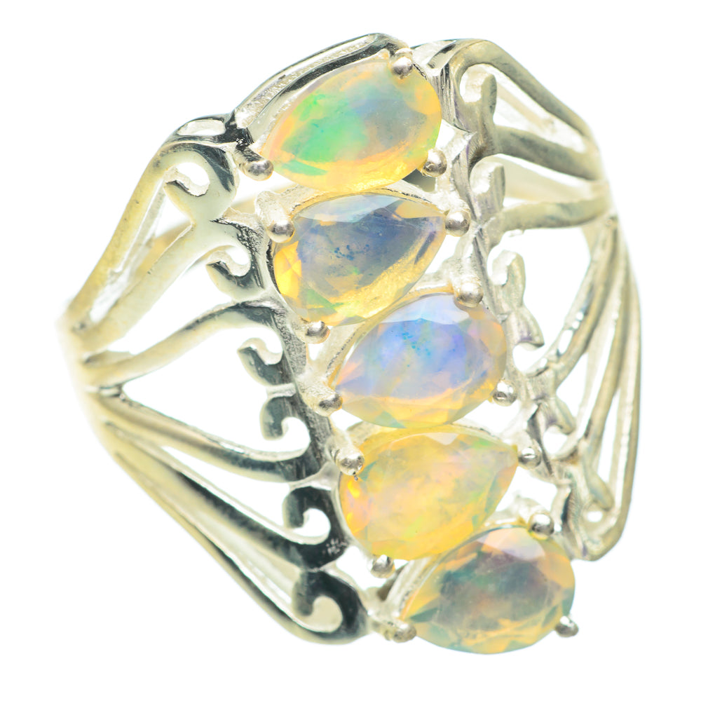 Ethiopian Opal Rings handcrafted by Ana Silver Co - RING60984