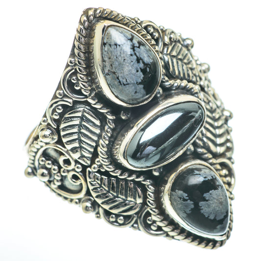 Hematite Rings handcrafted by Ana Silver Co - RING60985